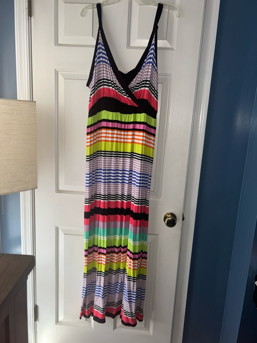 Lane Bryant Striped Multicolor Maxi Dress